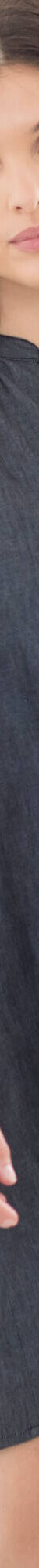 Robe housse évasée, denim léger (black used) Robe housse évasée, denim léger (black used)